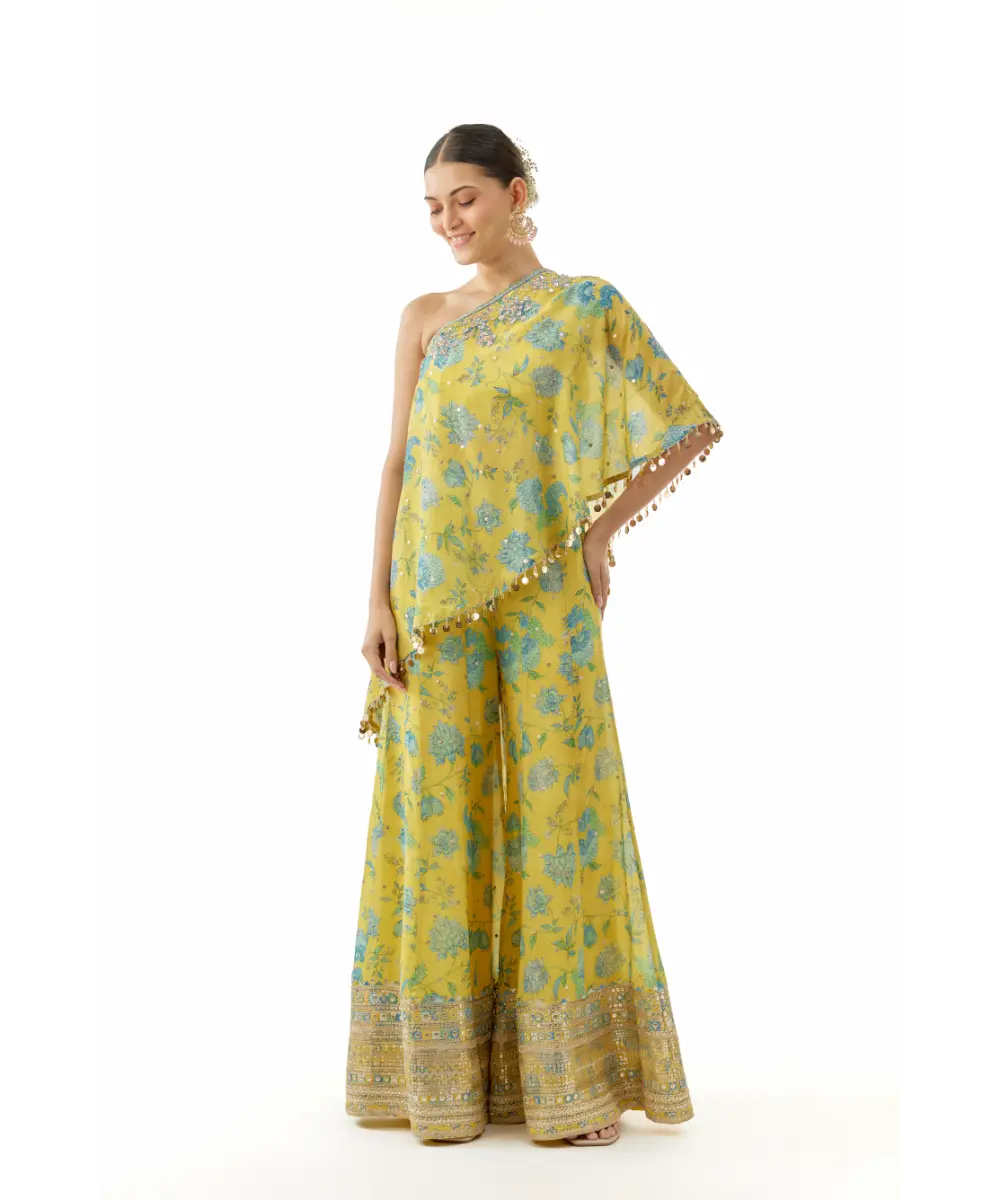GOPI VAID - Vanishta One shoulder set